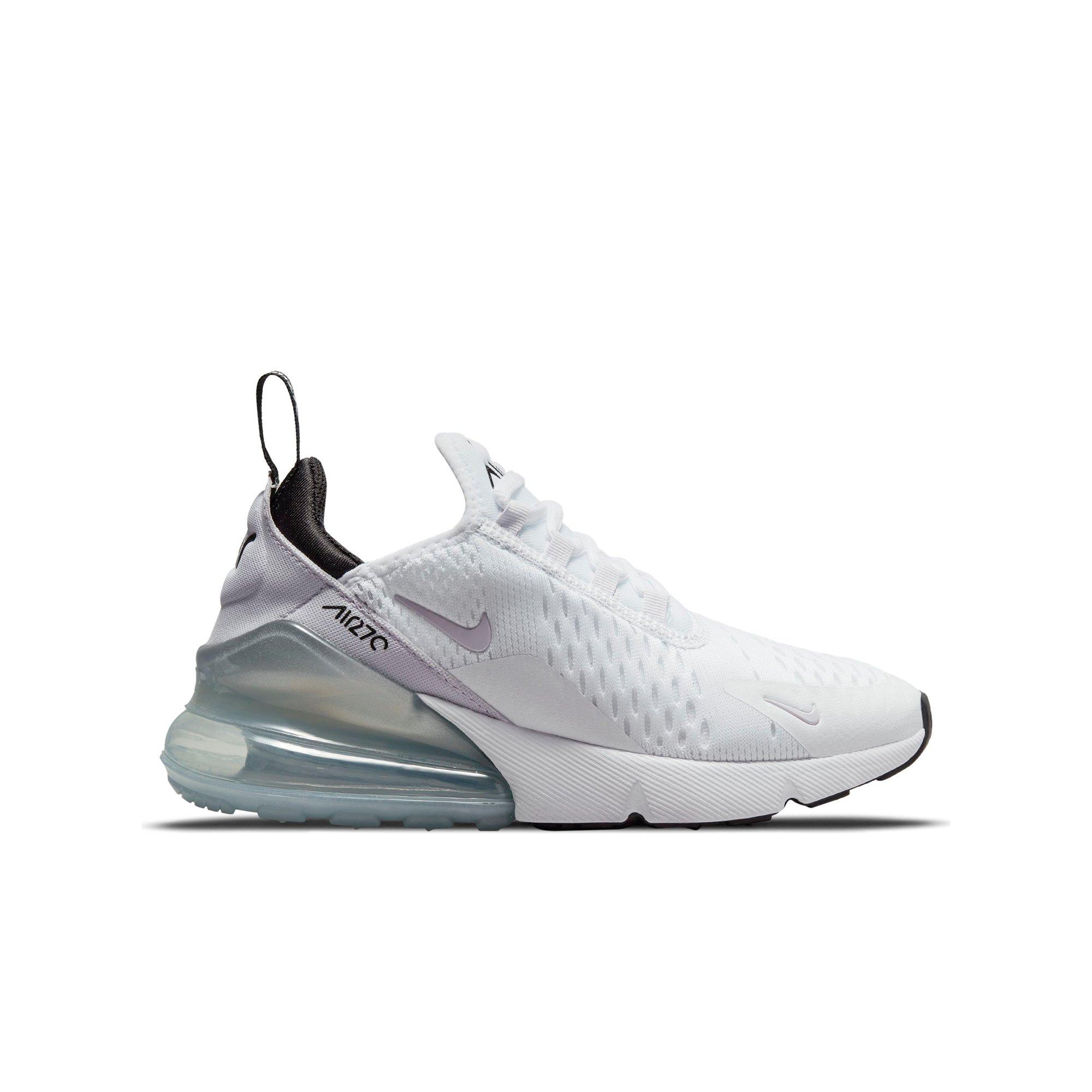 Air max 270 - boys' shop grade school pure platinum/black/hyper jade/white